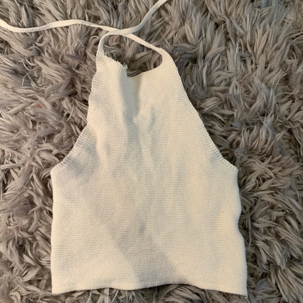 Boutique halter crop top